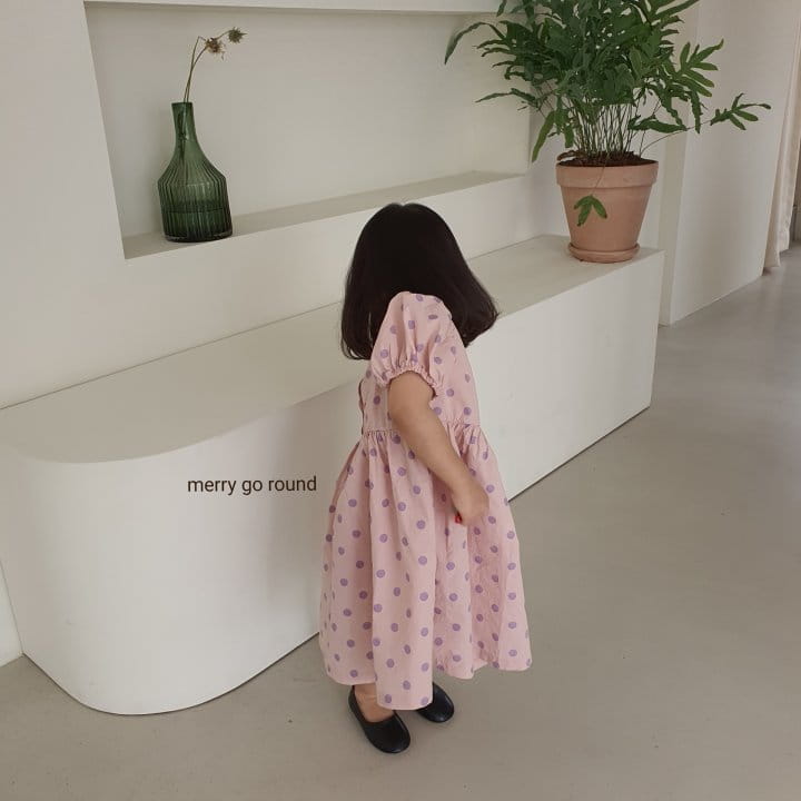 MERRY GO ROUND - Korean Children Fashion - #Kfashion4kids - Dot One-piece - 11