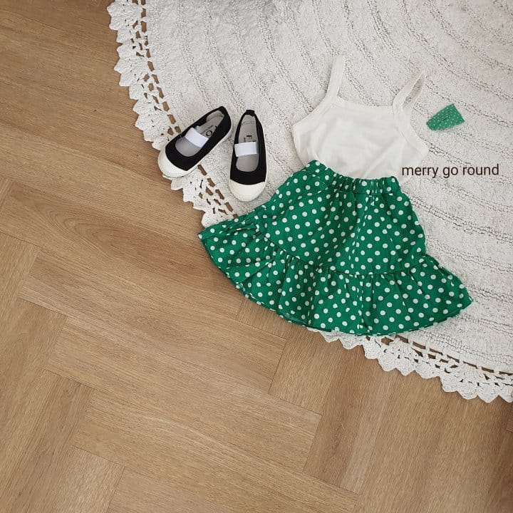 MERRY GO ROUND - Korean Children Fashion - #Kfashion4kids - Dot Skirt - 11