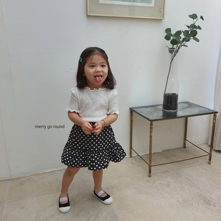 MERRY GO ROUND - Korean Children Fashion - #Kfashion4kids - Dot Skirt - 6