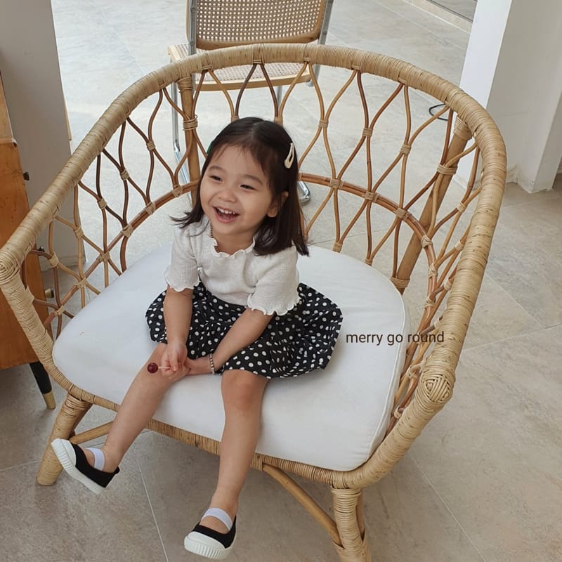 MERRY GO ROUND - Korean Children Fashion - #Kfashion4kids - Dot Skirt - 8