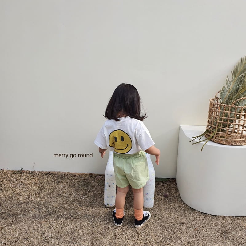 MERRY GO ROUND - Korean Children Fashion - #Kfashion4kids - Nice Day Smile Tee - 3