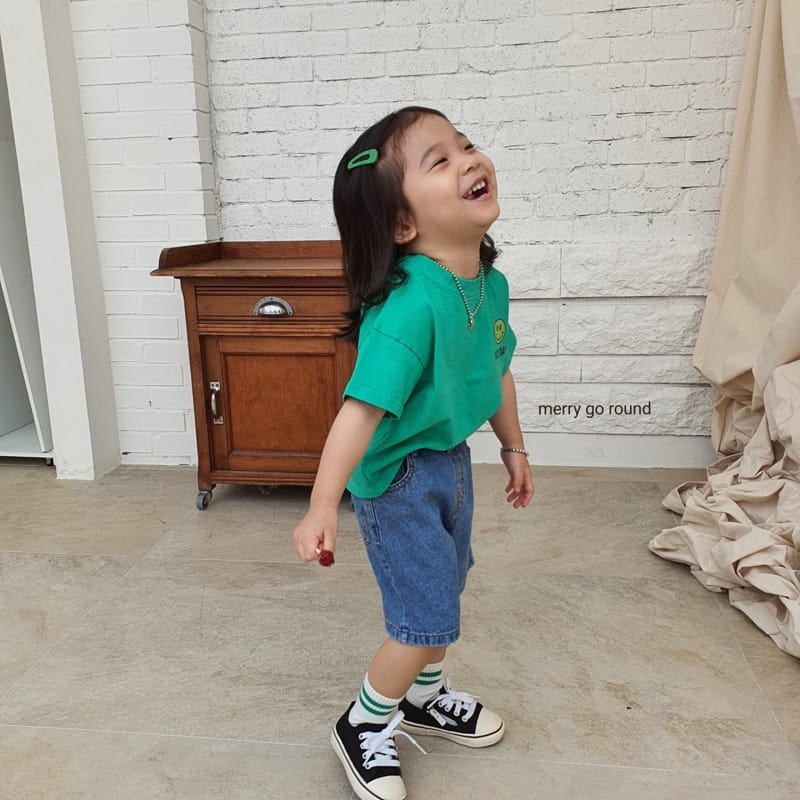 MERRY GO ROUND - Korean Children Fashion - #Kfashion4kids - Nice Day Smile Tee - 6