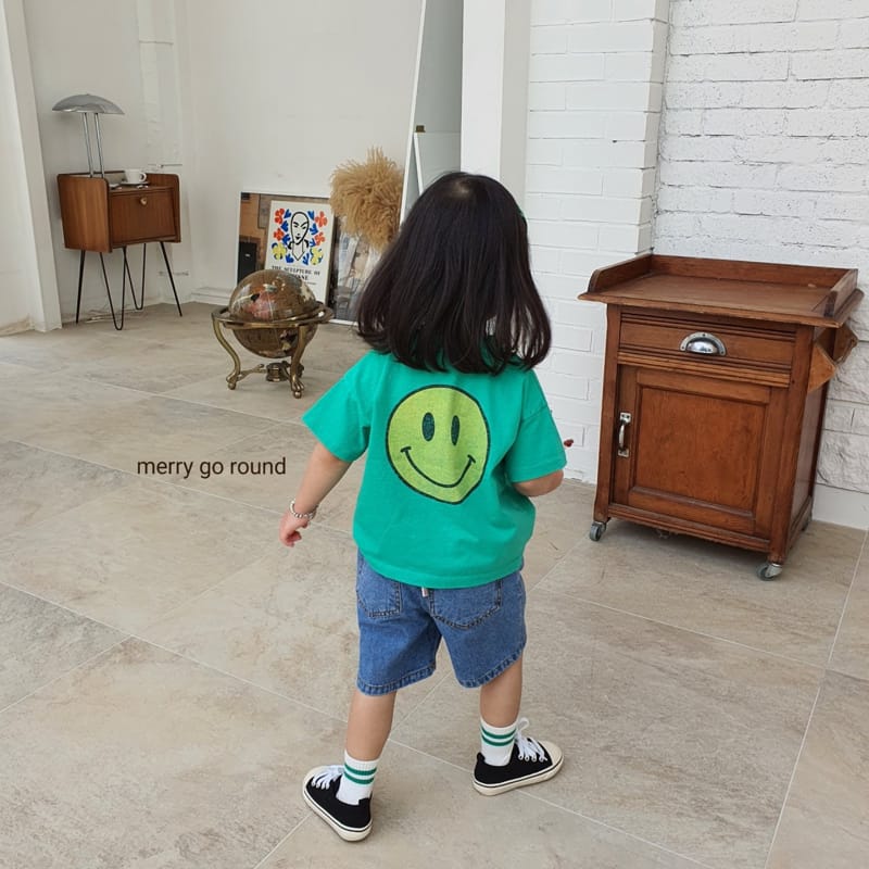 MERRY GO ROUND - Korean Children Fashion - #Kfashion4kids - Nice Day Smile Tee - 7