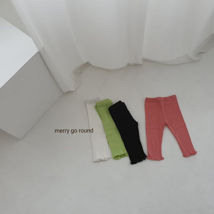 MERRY GO ROUND - Korean Children Fashion - #Kfashion4kids - Rip Capri Leggings - 9