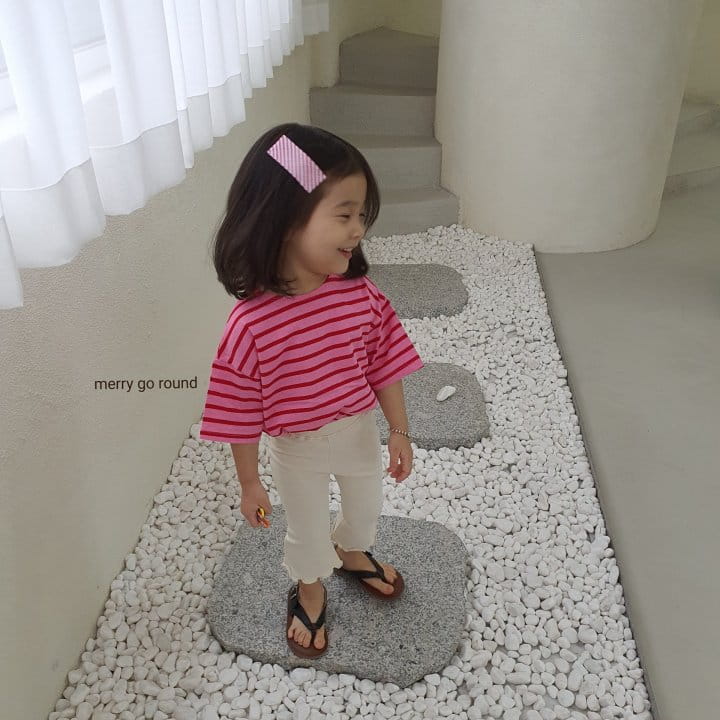 MERRY GO ROUND - Korean Children Fashion - #Kfashion4kids - Color Capri Bootscut - 2