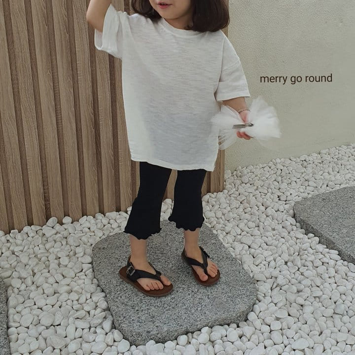 MERRY GO ROUND - Korean Children Fashion - #Kfashion4kids - Color Capri Bootscut - 8