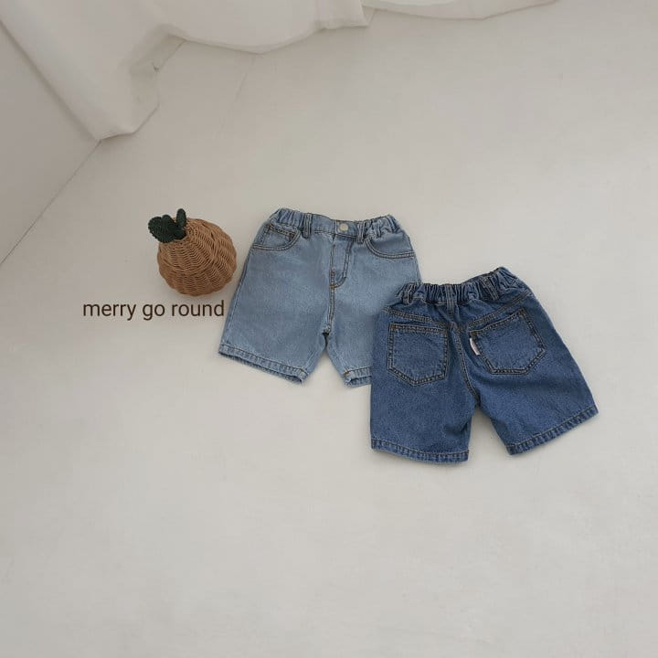 MERRY GO ROUND - Korean Children Fashion - #Kfashion4kids - Denim Shorts - 10