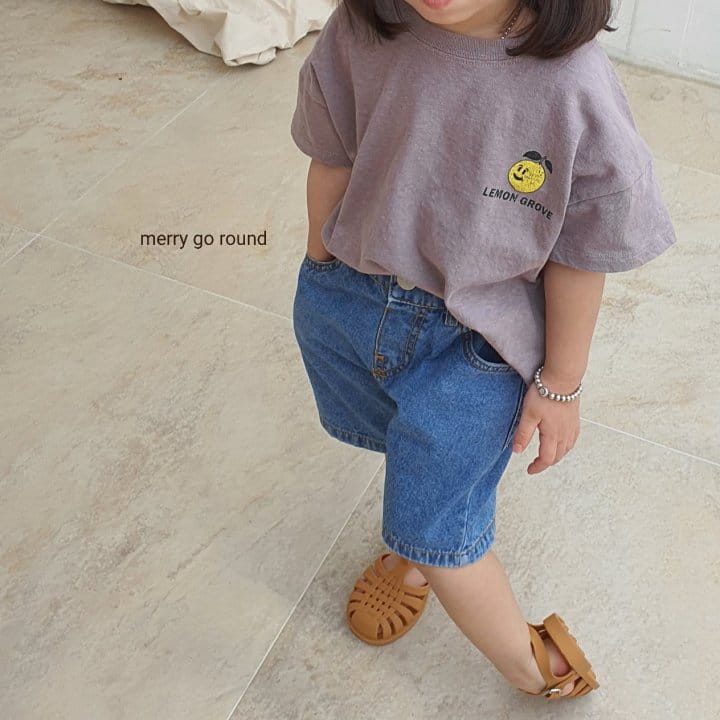 MERRY GO ROUND - Korean Children Fashion - #Kfashion4kids - Denim Shorts - 2