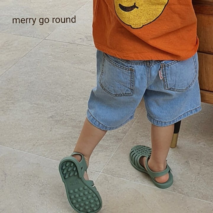MERRY GO ROUND - Korean Children Fashion - #Kfashion4kids - Denim Shorts - 5