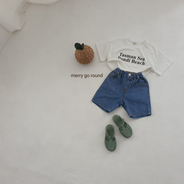 MERRY GO ROUND - Korean Children Fashion - #Kfashion4kids - Denim Shorts - 8