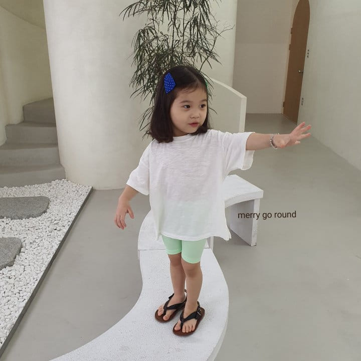 MERRY GO ROUND - Korean Children Fashion - #Kfashion4kids - Short Leggings - 4