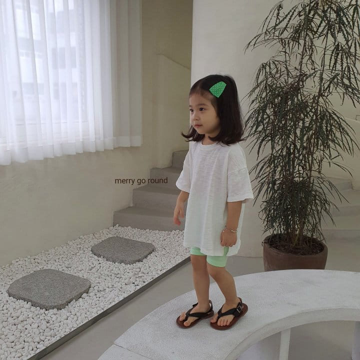 MERRY GO ROUND - Korean Children Fashion - #Kfashion4kids - Short Leggings - 5