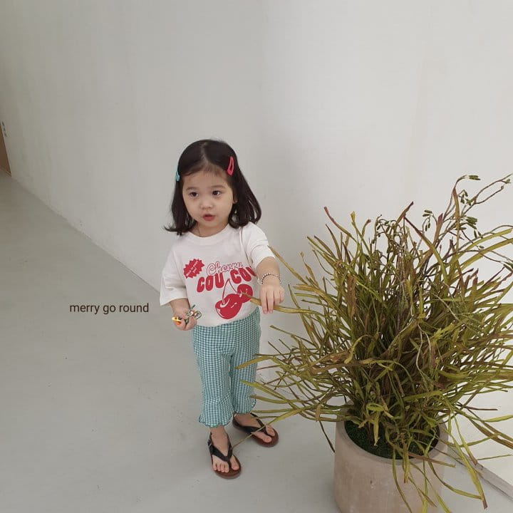 MERRY GO ROUND - Korean Children Fashion - #Kfashion4kids - Cherry Tee