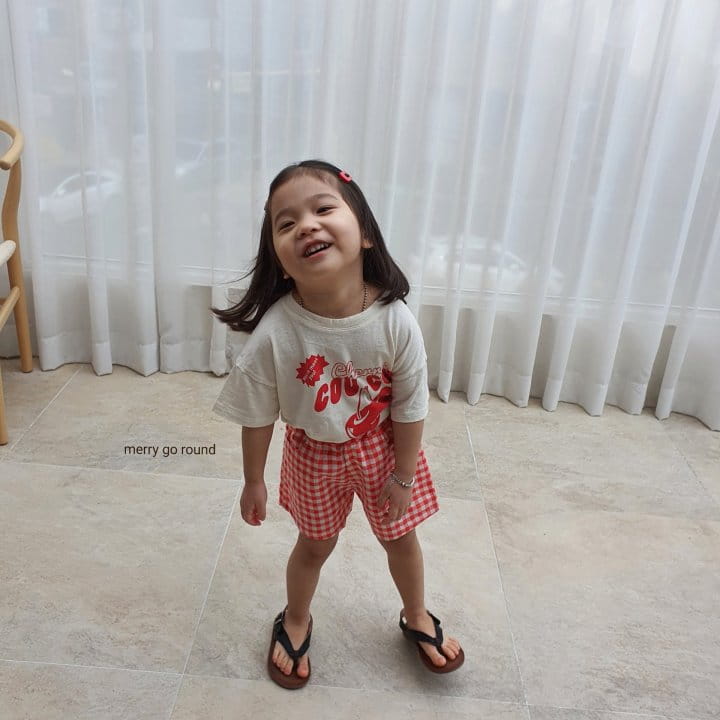 MERRY GO ROUND - Korean Children Fashion - #Kfashion4kids - Cherry Tee - 4