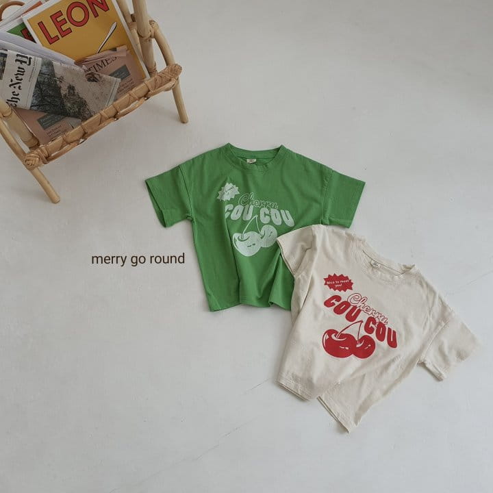 MERRY GO ROUND - Korean Children Fashion - #Kfashion4kids - Cherry Tee - 9