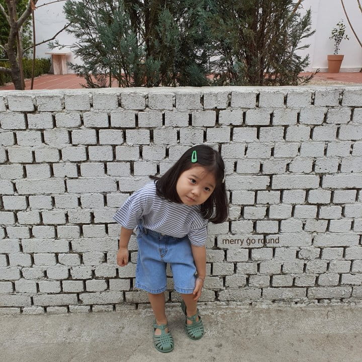 MERRY GO ROUND - Korean Children Fashion - #Kfashion4kids - Stripes Tee - 11
