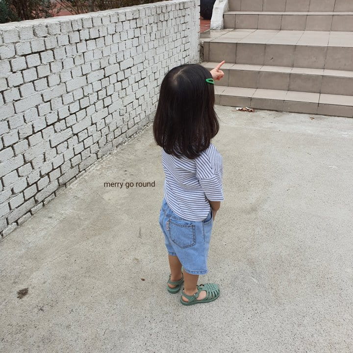 MERRY GO ROUND - Korean Children Fashion - #Kfashion4kids - Stripes Tee - 12