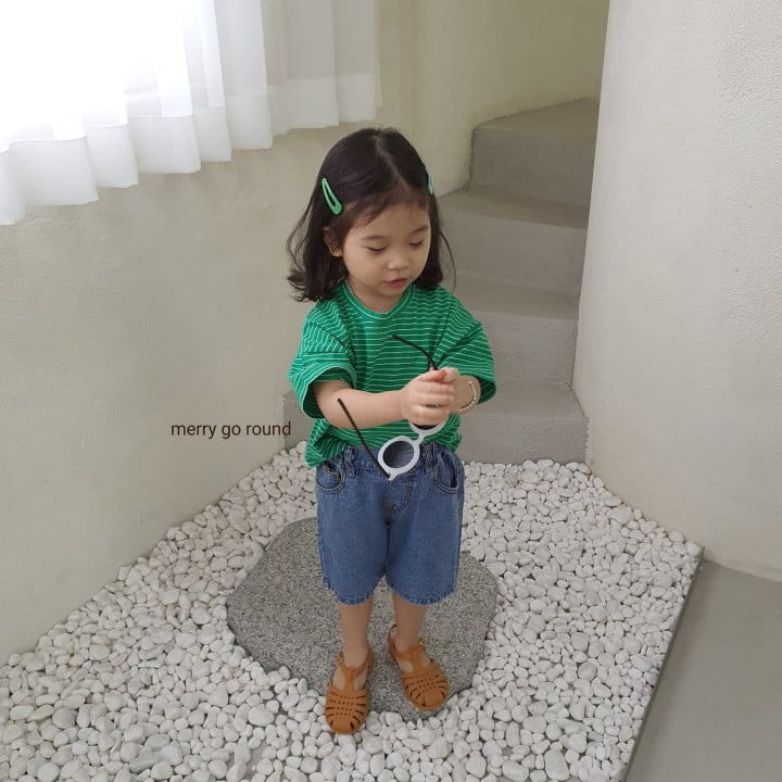 MERRY GO ROUND - Korean Children Fashion - #Kfashion4kids - Stripes Tee - 5