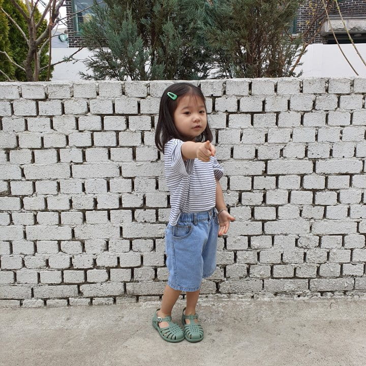 MERRY GO ROUND - Korean Children Fashion - #Kfashion4kids - Stripes Tee - 8