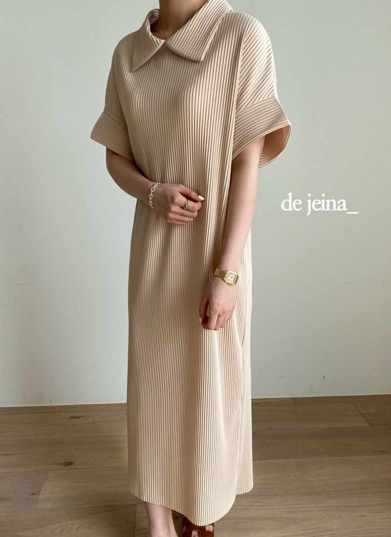 MERRY J - Korean Women Fashion - #Kfashion - Lilly Pleats One-piece