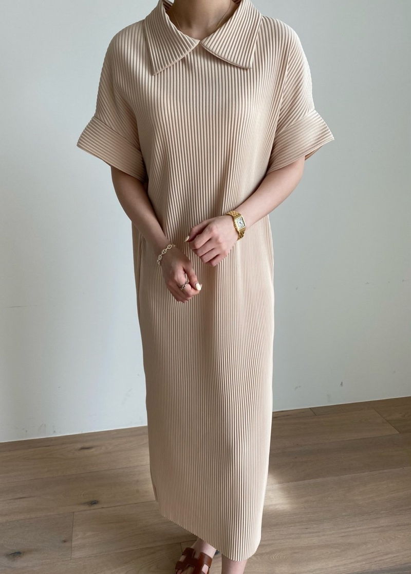 MERRY J - Korean Women Fashion - #Kfashion - Lilly Pleats One-piece - 8