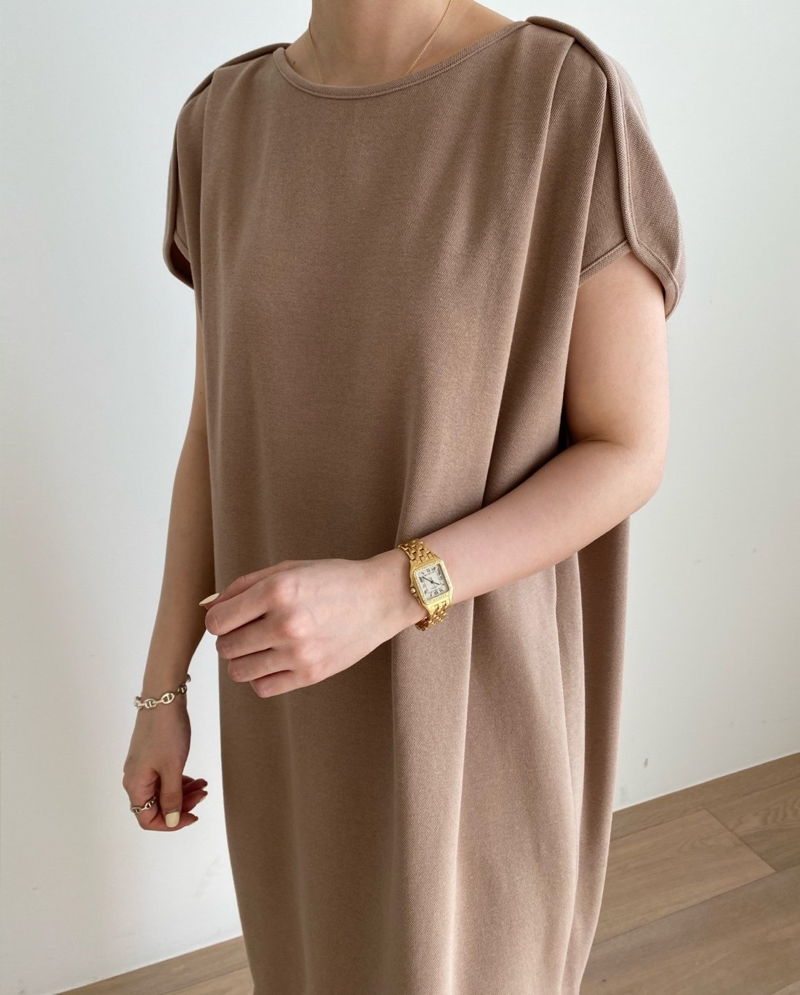 MERRY J - Korean Women Fashion - #Kfashion - Pintuck One-piece - 6