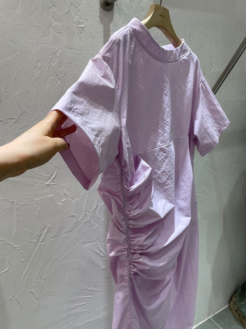 MERRY J - Korean Women Fashion - #Kfashion - Plain Shirring One-piece - 3
