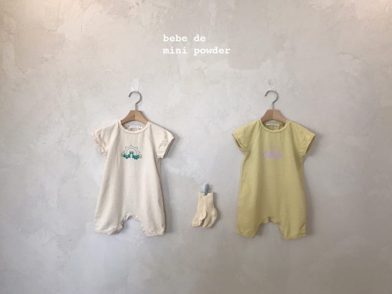 MINI POWDER - Korean Children Fashion - #Kfashion4kids - Sunday Shorts Bodysuit - 2