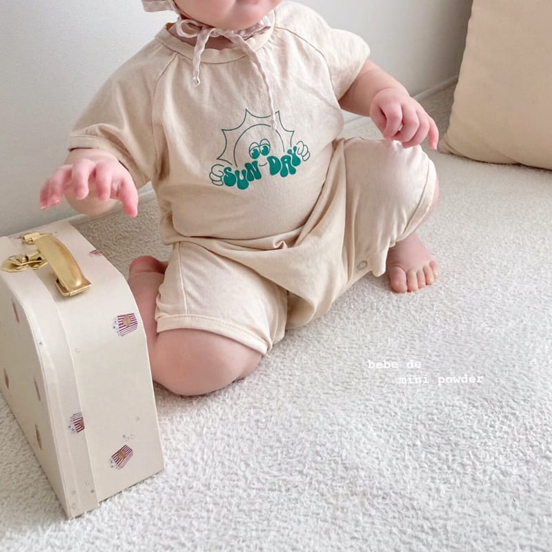 MINI POWDER - Korean Children Fashion - #Kfashion4kids - Sunday Shorts Bodysuit - 3