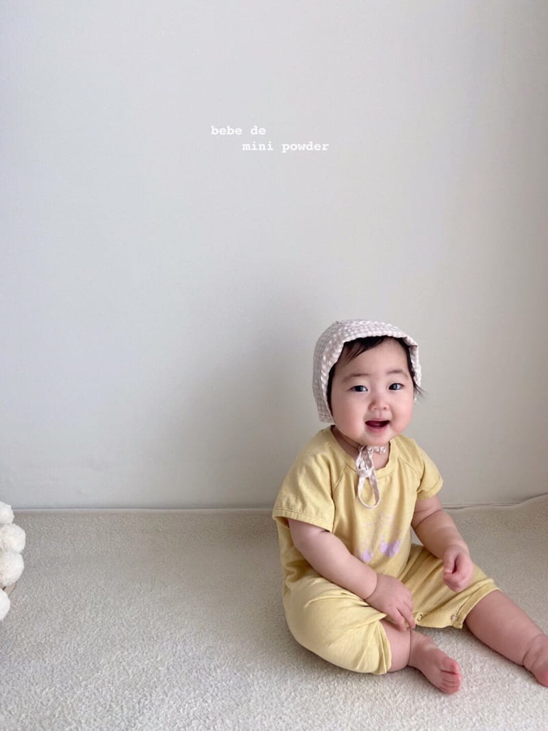 MINI POWDER - Korean Children Fashion - #Kfashion4kids - Sunday Shorts Bodysuit - 5