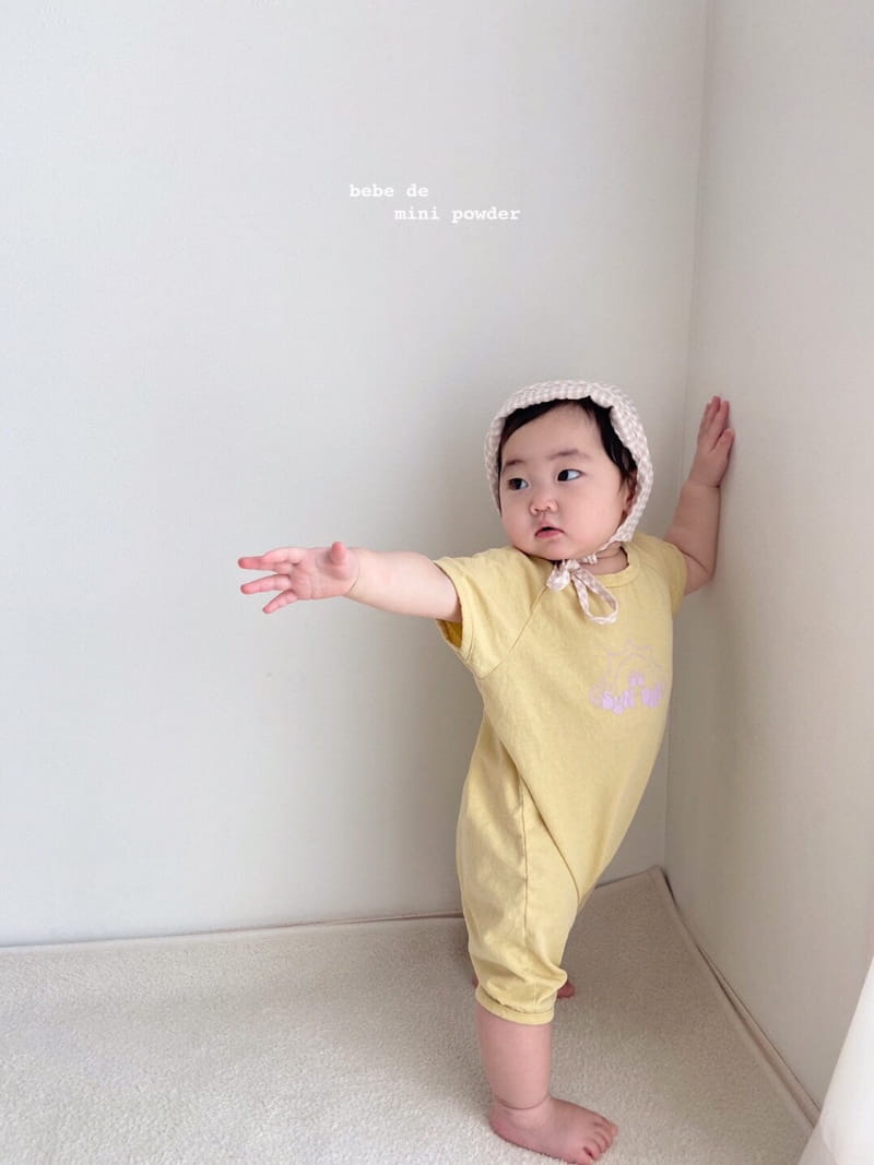 MINI POWDER - Korean Children Fashion - #Kfashion4kids - Sunday Shorts Bodysuit - 6