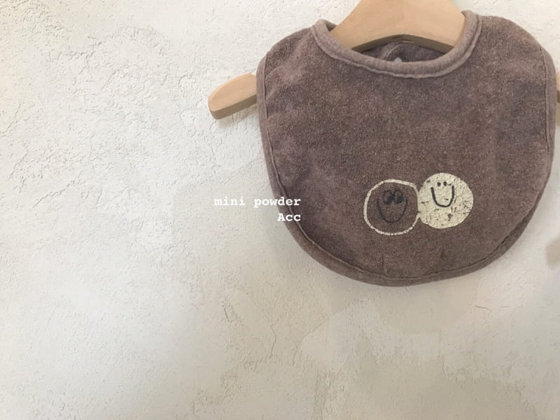 MINI POWDER - Korean Children Fashion - #Kfashion4kids - Smile Bib - 10
