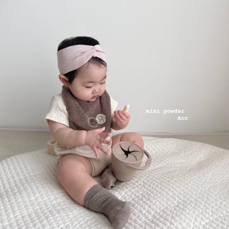 MINI POWDER - Korean Children Fashion - #Kfashion4kids - Smile Bib - 4