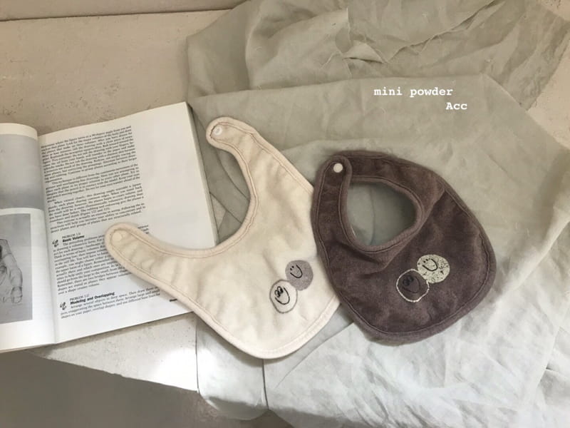MINI POWDER - Korean Children Fashion - #Kfashion4kids - Smile Bib - 8