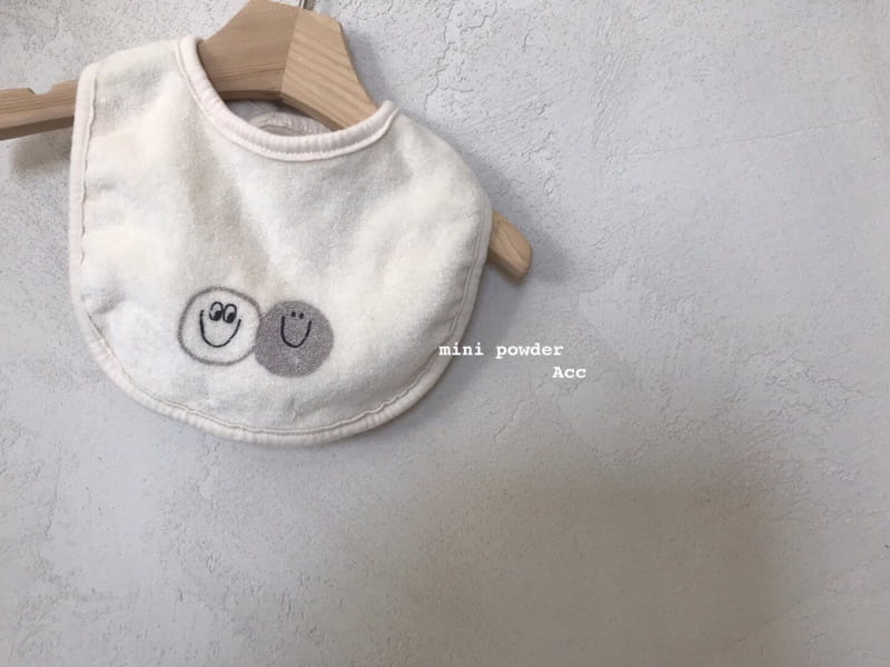 MINI POWDER - Korean Children Fashion - #Kfashion4kids - Smile Bib - 9