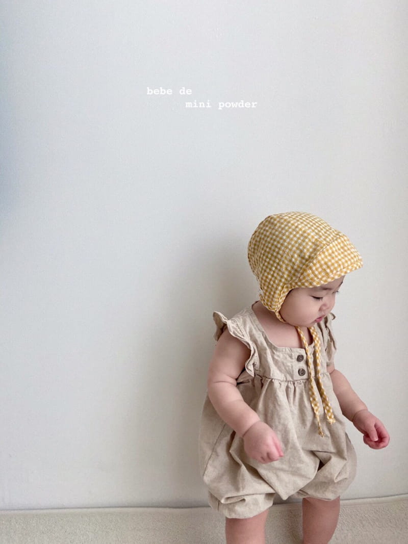 MINI POWDER - Korean Children Fashion - #Kfashion4kids - Linen Wing Bodysuit