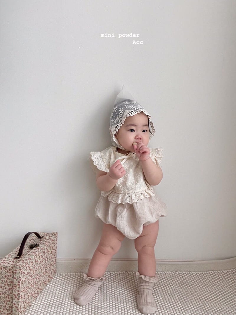MINI POWDER - Korean Children Fashion - #Kfashion4kids - Lace Cape