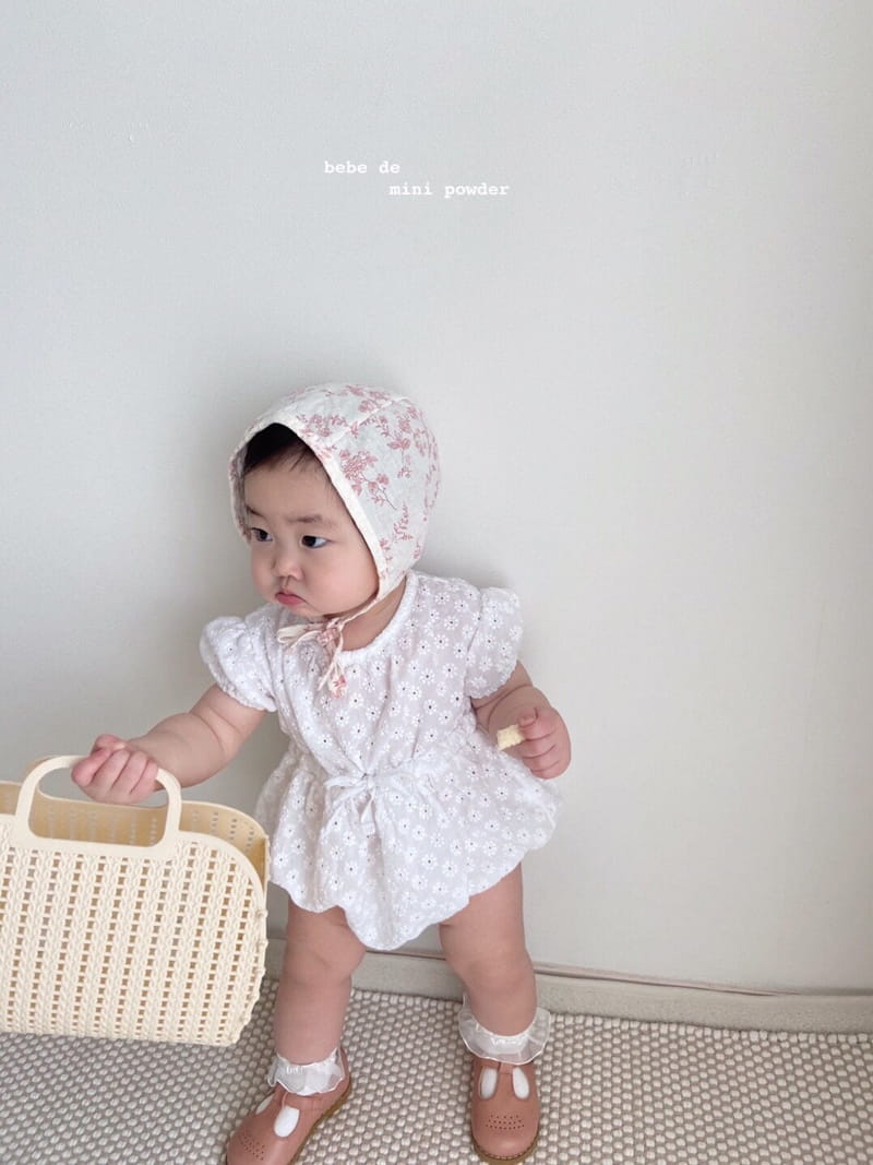MINI POWDER - Korean Children Fashion - #Kfashion4kids - Lace String Bodysuit