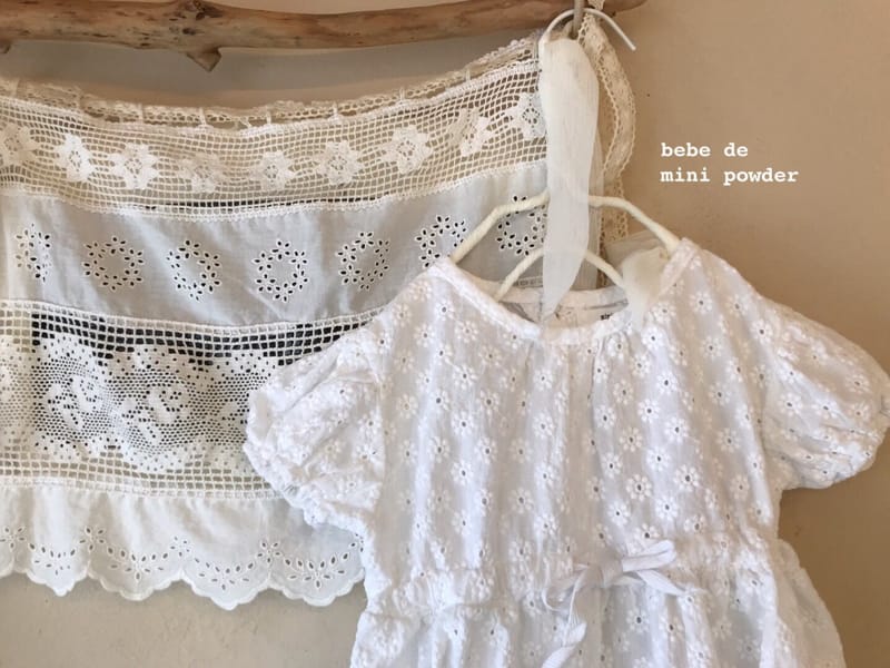 MINI POWDER - Korean Children Fashion - #Kfashion4kids - Lace String Bodysuit - 10