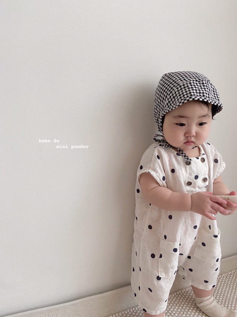 MINI POWDER - Korean Children Fashion - #Kfashion4kids - Dots jumpsuit - 2