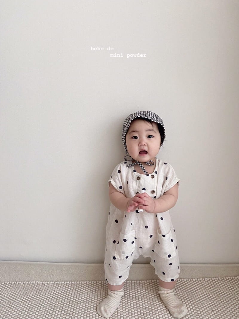 MINI POWDER - Korean Children Fashion - #Kfashion4kids - Dots jumpsuit - 3
