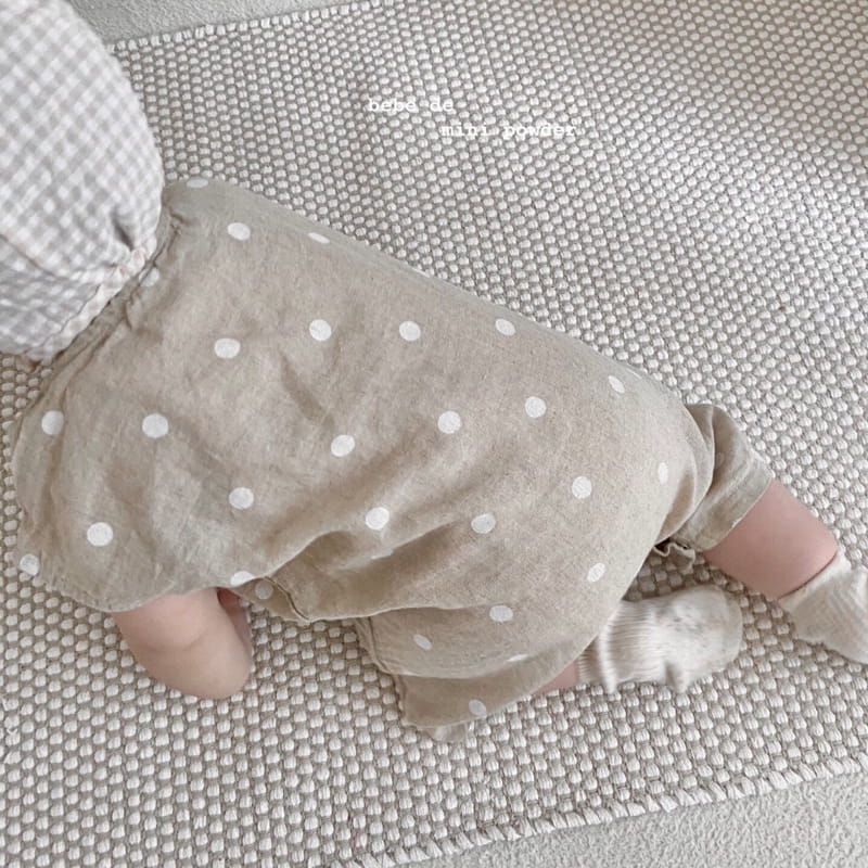 MINI POWDER - Korean Children Fashion - #Kfashion4kids - Dots jumpsuit - 4