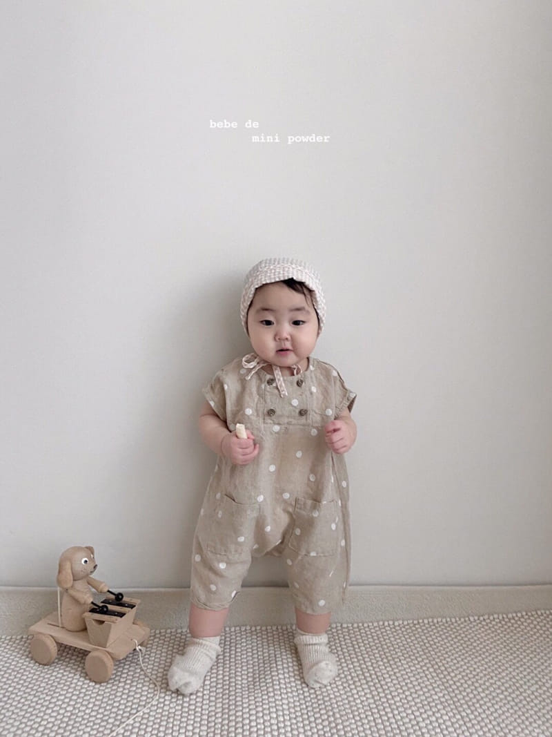 MINI POWDER - Korean Children Fashion - #Kfashion4kids - Dots jumpsuit - 5