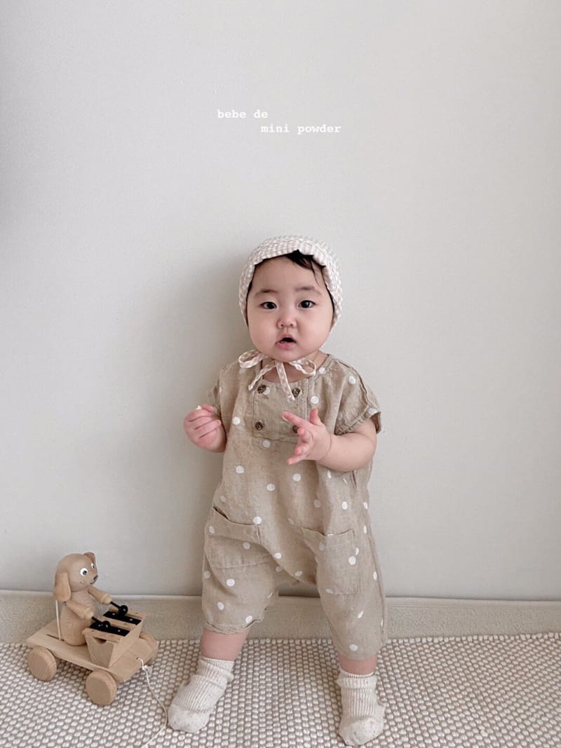 MINI POWDER - Korean Children Fashion - #Kfashion4kids - Dots jumpsuit - 8