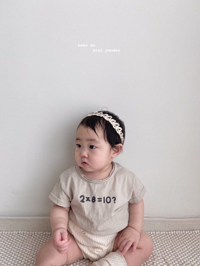 MINI POWDER - Korean Children Fashion - #Kfashion4kids - Deggi Number Tee - 2