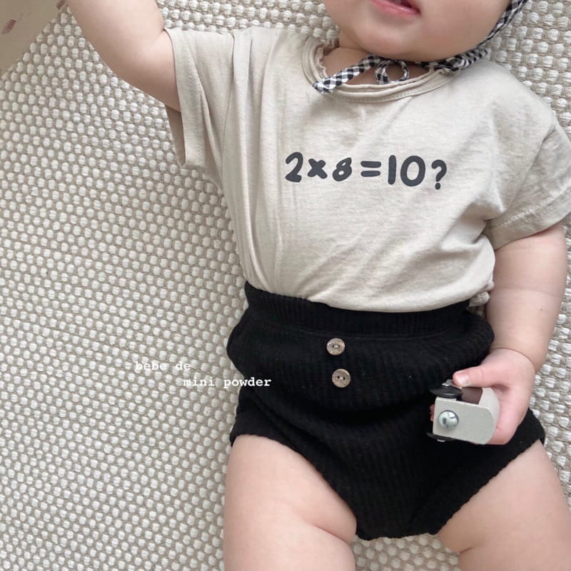 MINI POWDER - Korean Children Fashion - #Kfashion4kids - Deggi Number Tee - 3