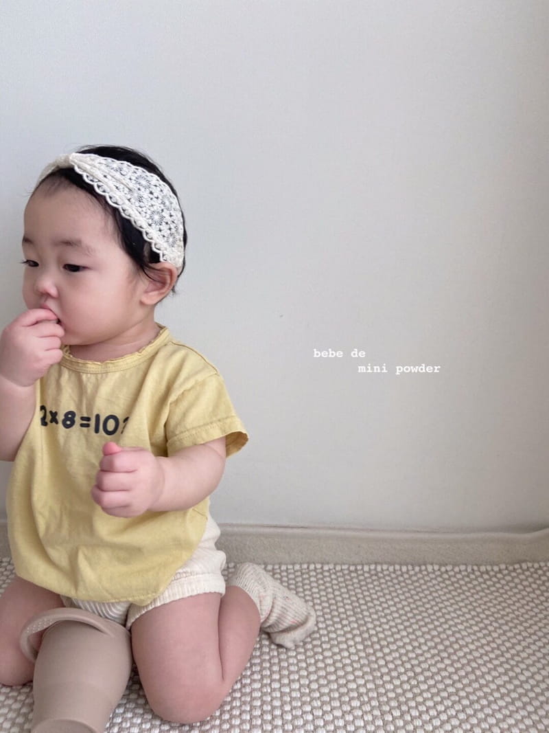 MINI POWDER - Korean Children Fashion - #Kfashion4kids - Deggi Number Tee - 7
