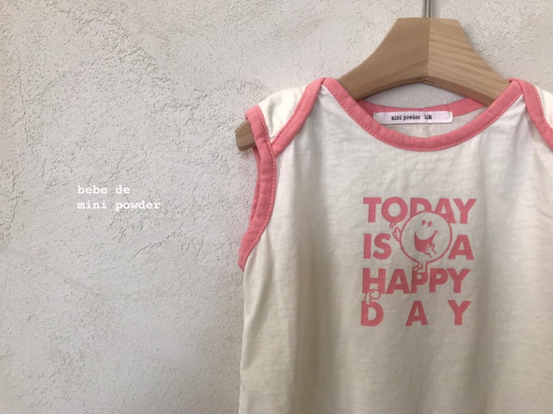 MINI POWDER - Korean Children Fashion - #Kfashion4kids - Happy Bodysuit - 10