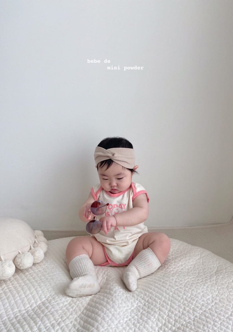 MINI POWDER - Korean Children Fashion - #Kfashion4kids - Happy Bodysuit - 3