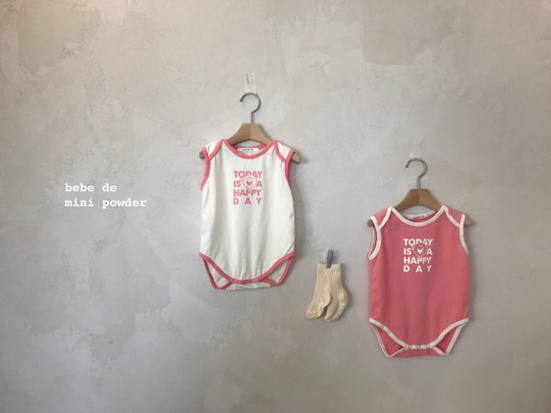 MINI POWDER - Korean Children Fashion - #Kfashion4kids - Happy Bodysuit - 9